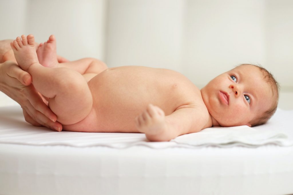 Newborn baby massage